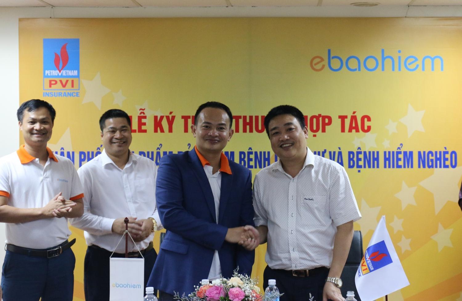 Bảo hiểm PVI Thăng Long hợp tác với eBaohiem phân phối bảo hiểm