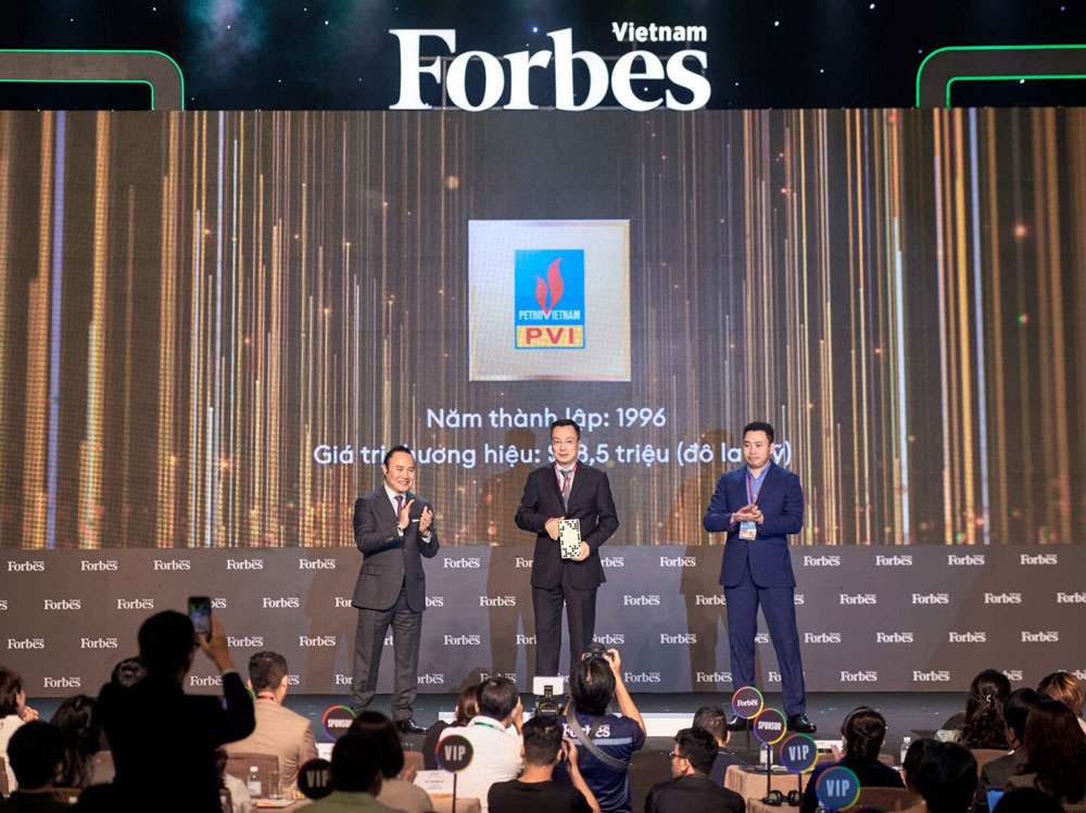 PVI vinh dự nhận giải thưởng Top 25 Thương hiệu tài chính dẫn đầu năm 2021 do Forbes bình chọn