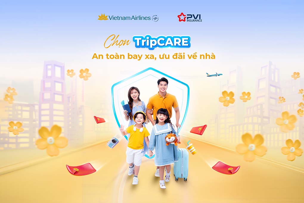 Vietnam Airlines kết hợp Bảo hiểm PVI mang đến ưu đãi hè rực rỡ với voucher 200.000 VNĐ cho hành trình nội địa khi mua vé kèm bảo hiểm du lịch TripCARE. Chương trình áp dụng từ 17/04 đến 24/04/2026, dành cho vé mua tại thị trường Việt Nam. Ưu đãi phù hợp cho khách hàng muốn tiết kiệm chi phí và an tâm hơn cho chuyến đi mùa hè.